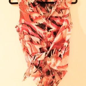 Posh paris botique sleeveless shirt